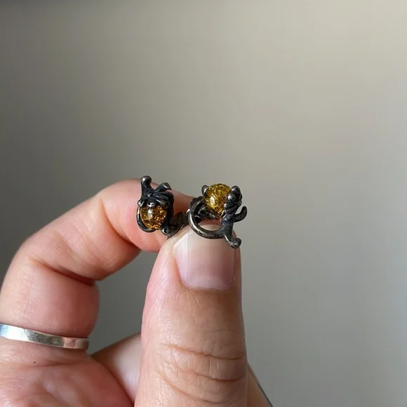 💖sold💖Set of sterling earrings - Picture 3 of 5